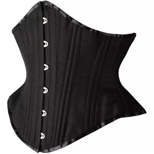 SHAPERX Women's Heavy Duty Corset Double Steel Boned Waist Trainer Corsets Underbust Body Shaper)