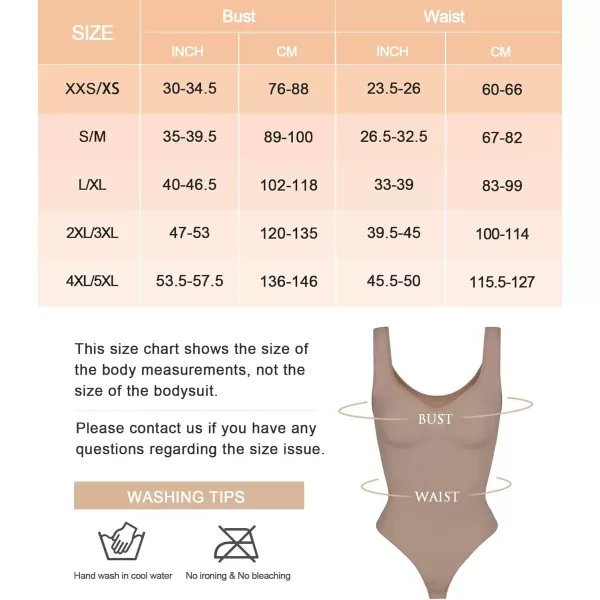 SHAPERX Women's Shaping Mid-Thigh Bodysuit Tummy Control Shapewear Seamless Sculpting Body Shaper