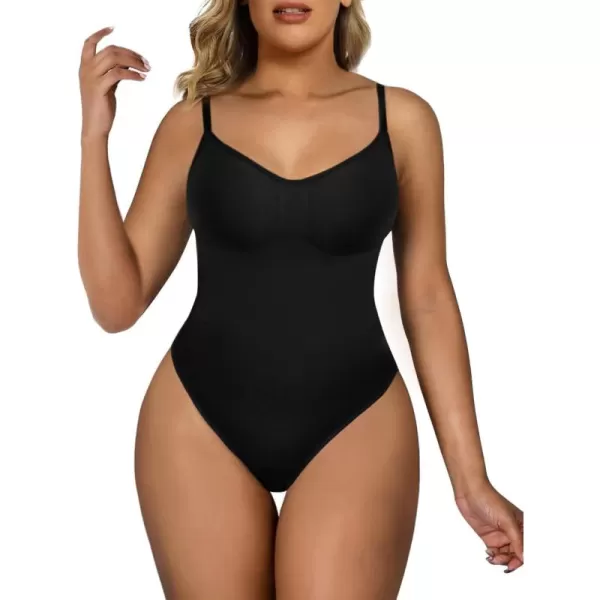 SHAPERX Bodysuit for Women Tummy Control Shapewear Seamless Sculpting Thong Body Shaper Tank Top