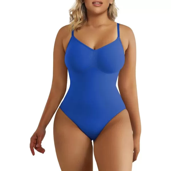 SHAPERX Bodysuit for Women Tummy Control Shapewear Seamless Sculpting Thong Body Shaper Tank Top