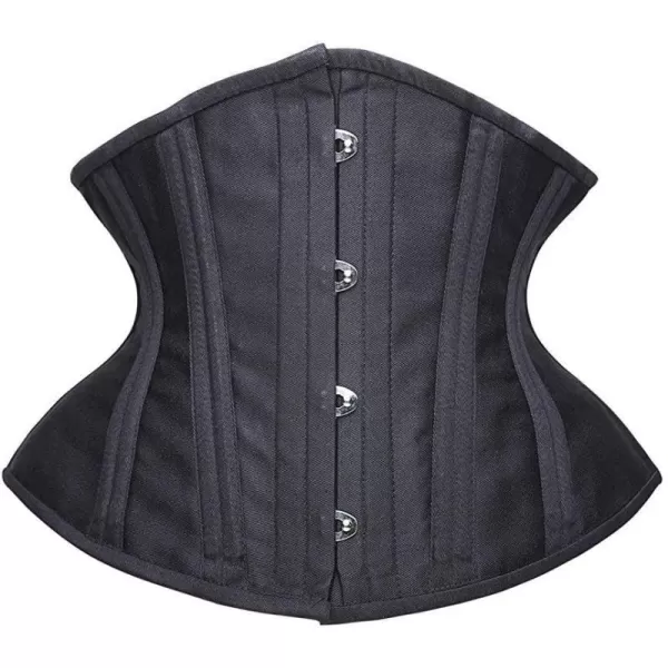 SHAPERX Women's Heavy Duty Corset Double Steel Boned Waist Trainer Corsets Underbust Body Shaper)
