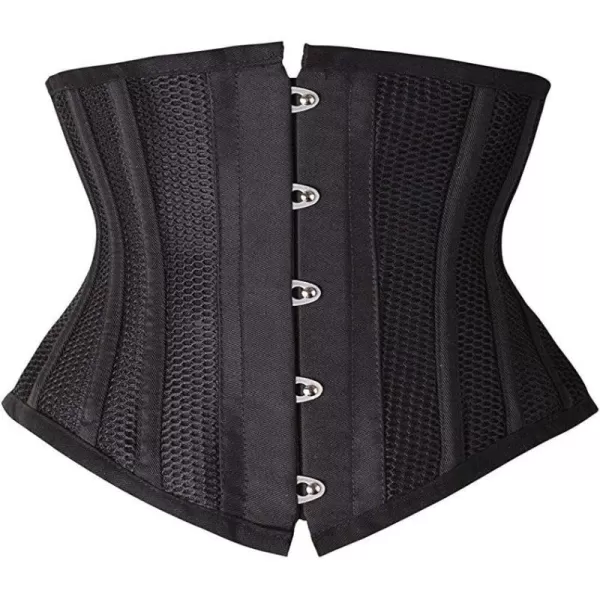 SHAPERX Women's Heavy Duty Corset Double Steel Boned Waist Trainer Corsets Underbust Body Shaper)