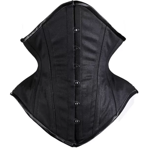 SHAPERX Women's Heavy Duty Corset Double Steel Boned Waist Trainer Corsets Underbust Body Shaper)