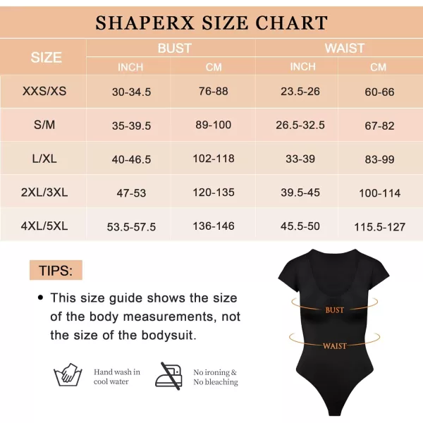 SHAPERX Scoop Neck Bodysuit for Women Seamless Tummy Control Shapewear Thong Sculpting Body Shaper