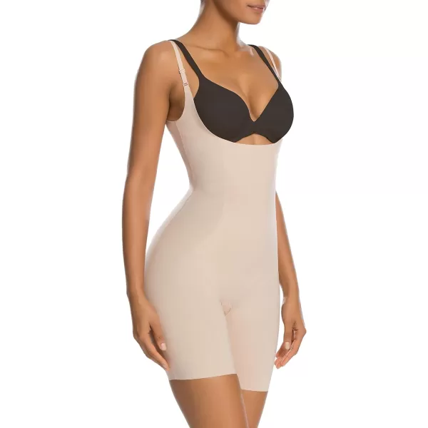 SHAPERX Shapewear for Women Tummy Control Open Bust Thigh Slimmer Body Shaper