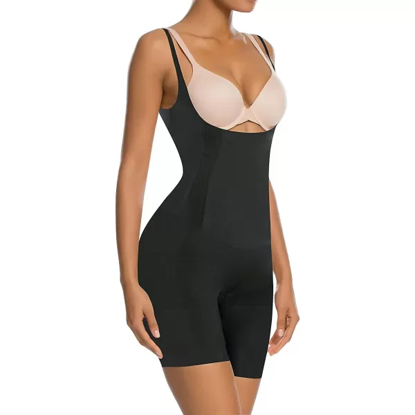 SHAPERX Shapewear for Women Tummy Control Open Bust Thigh Slimmer Body Shaper
