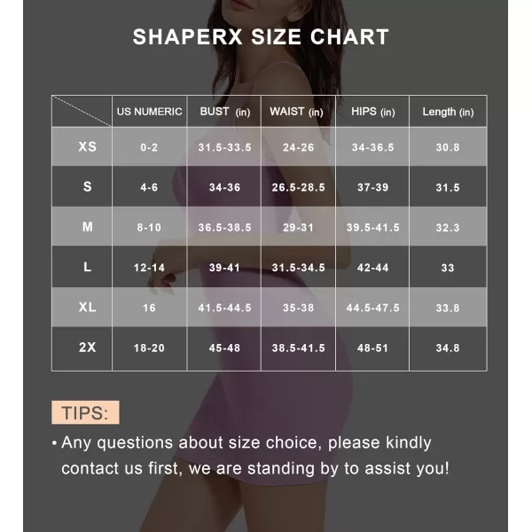 SHAPERX Women's Soft Lounge Slip Dress Sexy Ribbed Bodycon Dresses