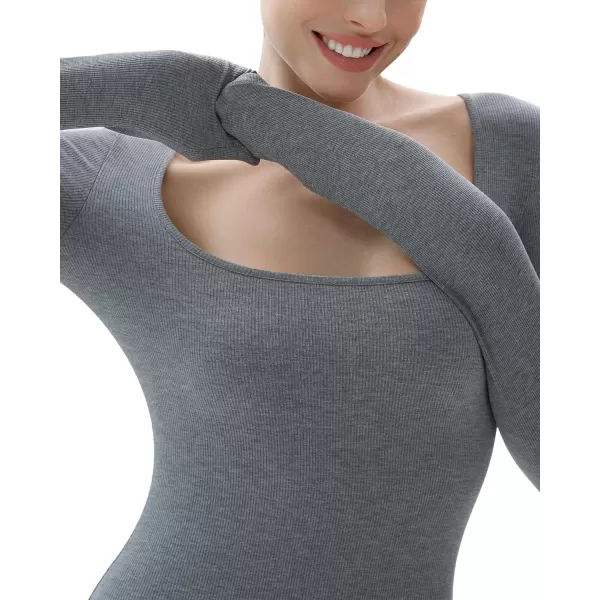 SHAPERX Women's Soft Lounge Slip Dress Sexy Ribbed Bodycon Dresses