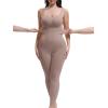 imageSHAPERX Hourglass Leggings 360 Compression 2 Sizes Look Full Body Shaper Breathable No Roll DownSienna Full Body