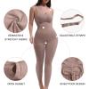 imageSHAPERX Hourglass Leggings 360 Compression 2 Sizes Look Full Body Shaper Breathable No Roll DownSienna Full Body