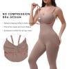 imageSHAPERX Hourglass Leggings 360 Compression 2 Sizes Look Full Body Shaper Breathable No Roll DownSienna Full Body