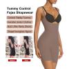 imageSHAPERX Shapewear for Women Tummy Control Open Bust Thigh Slimmer Body ShaperCocoaunderbust