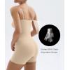 imageSHAPERX Strapless Shortie Bodysuit for Women Tummy Control Shapewear Seamless Sculpt Body Shaper with Removable StrapsBeige Shorts