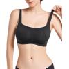 imageSHAPERX Wireless Scoop Bras for Women Small to Plus Size Everyday Bra with Removable PadsBlack