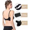 imageSHAPERX Wireless Scoop Bras for Women Small to Plus Size Everyday Bra with Removable PadsBlack