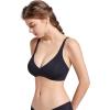 imageSHAPERX Wireless Scoop Bras for Women Small to Plus Size Everyday Bra with Removable PadsBlackno Bra Pad