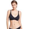 imageSHAPERX Wireless Scoop Bras for Women Small to Plus Size Everyday Bra with Removable PadsBlackno Bra Pad