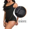 imageSHAPERX Womens Fajas Colombianas Shapewear Postpartum Tummy Control Body Shaper Butt Lifter BodysuitBlack