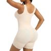 imageSHAPERX Womens Fajas Colombianas Tummy Control Shapewear Postpartum Full Body Shaper Butt Lifter BodysuitBeige