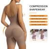 imageSHAPERX Womens Shapewear Tummy Control Bodysuit with Removable Pads Seamless Sculpting Mid Thigh Body ShaperSienna Mid Thigh