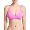 imageSHAPERX Wireless Scoop Bras for Women Small to Plus Size Everyday Bra with Removable PadsPinkno Bra Pad