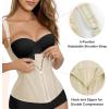 imageSHAPERX Waist Trainer Corset for Women Tummy Control Sport Girdle Hourglass Waist Cincher Body Shaper with Steel BonedBeige