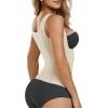imageSHAPERX Waist Trainer Corset for Women Tummy Control Sport Girdle Hourglass Waist Cincher Body Shaper with Steel BonedBeige