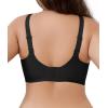 imageSHAPERX Bras for Women No Underwire Seamless Oversized Everyday Bra Comfort Wireless Padded Soft Support BraletteBlack