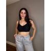 imageSHAPERX Bras for Women No Underwire Seamless Oversized Everyday Bra Comfort Wireless Padded Soft Support BraletteBlack