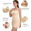 imageSHAPERX Shapewear Dress for Women Tummy Control Full Slip for Under Dresses Seamless Sculpt Body Shaper1beige