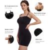 imageSHAPERX Shapewear Dress for Women Tummy Control Full Slip for Under Dresses Seamless Sculpt Body Shaper1black