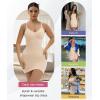 imageSHAPERX Shapewear Dress for Women Tummy Control Full Slip for Under Dresses Seamless Sculpt Body ShaperBeige