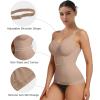 imageSHAPERX Womens Shapewear Tank Tops Seamless Tummy Control Shaping Camisole Adjustable Straps AntiRoll HemSienna
