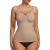 imageSHAPERX Womens Shapewear Tank Tops Seamless Tummy Control Shaping Camisole Adjustable Straps AntiRoll HemSienna