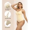 imageSHAPERX Bodysuit for Women Tummy Control Shapewear Racerback Seamless Sculpting Body Shaper Tank TopBeige