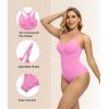 imageSHAPERX Bodysuit for Women Tummy Control Shapewear Racerback Seamless Sculpting Body Shaper Tank TopPink