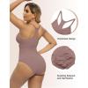 imageSHAPERX Bodysuit for Women Tummy Control Shapewear Racerback Seamless Sculpting Body Shaper Tank TopUmber