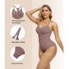 imageSHAPERX Bodysuit for Women Tummy Control Shapewear Racerback Seamless Sculpting Body Shaper Tank TopUmber