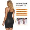 imageSHAPERX Shapewear for Women Tummy Control Bodysuit Mid Thigh Butt Lifter Body Shaper ShortsBlack