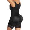 imageSHAPERX Fajas Colombianas Shapewear for Women Tummy Control Body Shaper Postpartum Butt Lifter with Zipper and HooksBlack