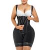 imageSHAPERX Fajas Colombianas Shapewear for Women Tummy Control Body Shaper Postpartum Butt Lifter with Zipper and HooksBlack