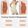 imageSHAPERX Womens Fajas Colombianas Postpartum Shapewear Tummy Control Body Shaper Butt Lifter with Boned SupportBeige Hooks