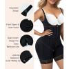 imageSHAPERX Womens Fajas Colombianas Postpartum Shapewear Tummy Control Body Shaper Butt Lifter with Boned SupportBlack Zipper
