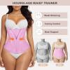 imageSHAPERX Waist Trainer for Women Tummy Control Workout Waist Cincher Corset Hourglass Body Shaper Zipper and HooksPink