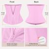 imageSHAPERX Waist Trainer for Women Tummy Control Workout Waist Cincher Corset Hourglass Body Shaper Zipper and HooksPink