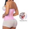 imageSHAPERX Waist Trainer for Women Corset Shapewear Tummy Control Sport Workout Waist Cincher Body Shaper Zipper and HooksPink