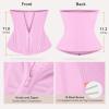 imageSHAPERX Waist Trainer for Women Corset Shapewear Tummy Control Sport Workout Waist Cincher Body Shaper Zipper and HooksPink