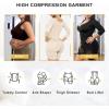 imageSHAPERX Womens Fajas Colombianas Shapewear Postpartum Tummy Control Arm Slimming Full Body Shaper with Zipper CrotchBlack