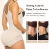 imageSHAPERX Womens Fajas Colombianas Shapewear Postpartum Tummy Control Body Shaper Butt Lifter BodysuitBeige Upgraded