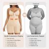 imageSHAPERX Shapewear Bodysuit for Women Tummy Control Seamless ZipUp Body Shaper Waist Snatched Body SuitBeige Shorts